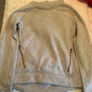Girls Gray Active Hoodie
